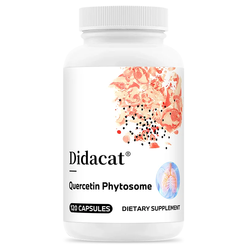 Quercetin 250mg Supplement - 120 Capsules, Antioxidant, Support Cardiovascular Health,  Immune Support, NON-GMO