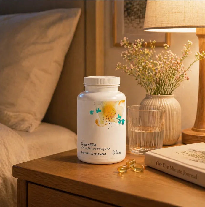 Omega-3 Supplement with DHA From Fish Supports Brain Skin Joint Heart Health 90 Softgels Gluten-Free No Dairy