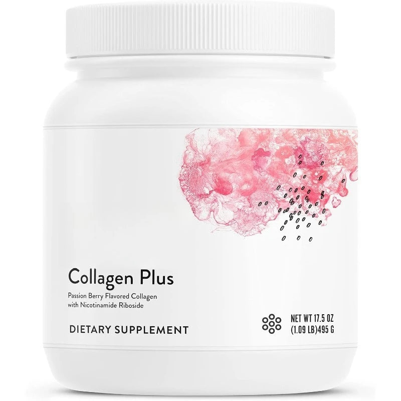 Collagen Plus - Collagen Peptides Powder With Nicotinamide Riboside And Clinically Studied Ingredients For Skin Texture A